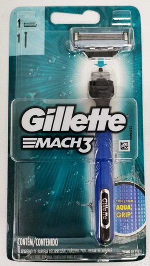 Gillette Mach3 бритвенный станок с 1 кассетой без подставки, серия Classic