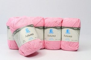 Пряжа Альма/цвет Розовый(056)