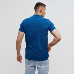 Футболка поло мужская MINAKU REGULAR FIT: синяя