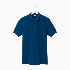 Футболка поло мужская MINAKU REGULAR FIT: синяя