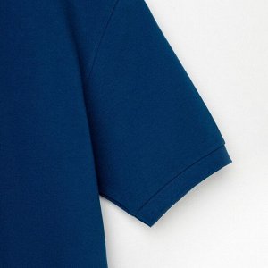 Футболка поло мужская MINAKU REGULAR FIT: синяя