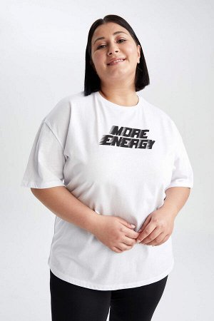 Футболка белая OVERSIZE