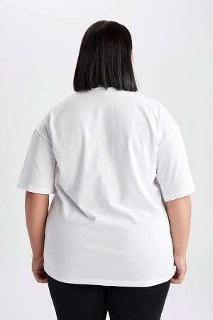 Футболка белая OVERSIZE