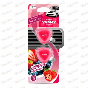 Ароматизатор на дефлектор YAMMY жидкий "Fresh berries" (1/12/144) F019