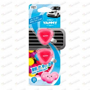 Ароматизатор на дефлектор YAMMY жидкий "Bubble Gum" (1/12/144) F021