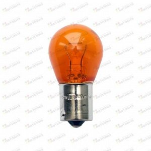 Лампа цоколь KOITO 12V 21W S25, Оранжевая Kto-4570A