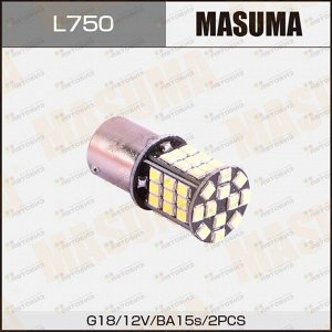 Лампы светодиодные Masuma LED BA15s 12V/5W SMD одноконтактные (комплект 2шт) L750