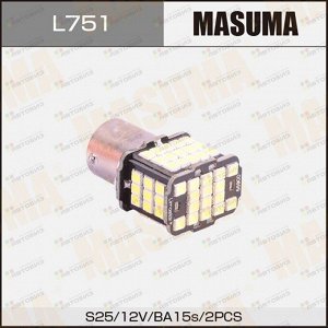 Лампы светодиодные Masuma LED BA15s 12V/21W SMD одноконтактные (комплект 2шт) L751