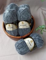 Пряжа Астория/полушерсть/цвет Меланж 7(406)