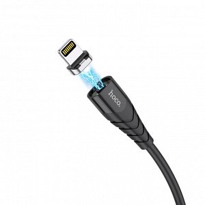 NEW ! Кабель USB HOCO X63 Racer USB to Micro USB или Apple Lightning 2.4А 1 м c магнитным выходом