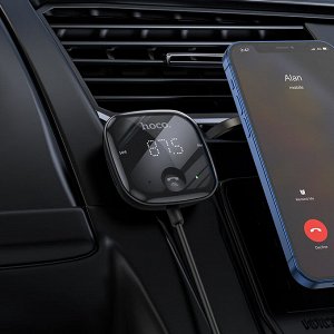 Автомобильный Bluetooth-приемник трансмиттер HOCO E65 Unity Car, черный