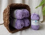 Пряжа Толстый хлопок/цвет Сирень(058)