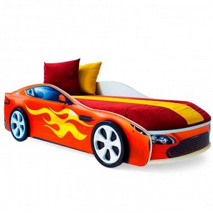Детская кровать-машина "Бондмобиль красный"