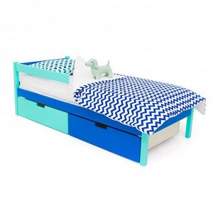 Детская кровать "Svogen classic мятно-синий"