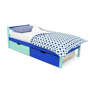 Детская кровать "Svogen classic мятно-синий"