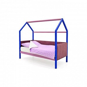Детская кровать-домик мягкий Бельмарко  Svogen синий-лаванда