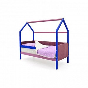 Детская кровать-домик мягкий Бельмарко  Svogen синий-лаванда