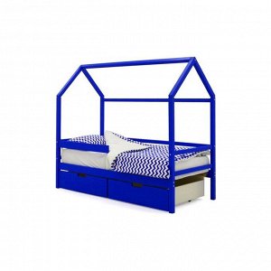 Клик Мебель Детская кровать-домик Бельмарко Svogen синий