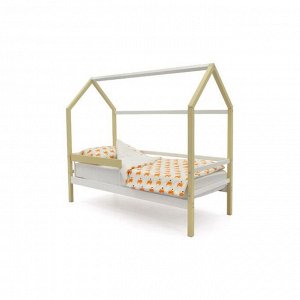 Клик Мебель Детская кровать-домик Бельмарко Svogen бежево-белый