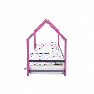 Детская кровать-домик Монтессори Бельмарко Svogen лаванда-графит