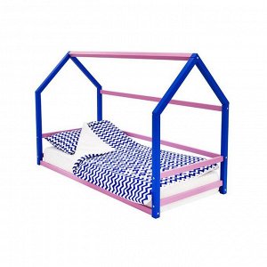 Детская кровать-домик Монтессори Бельмарко Svogen синий-лаванда