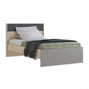 Кровать «Тиволи 1200», 1200 ? 2000 мм, цвет дуб сонома / глиняный серый / графит