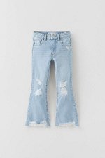 ДЖИНСЫ RIPPED FLARED