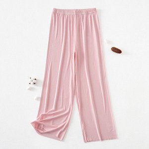 Женские трикотажные брюки, цвет нежно-розовый