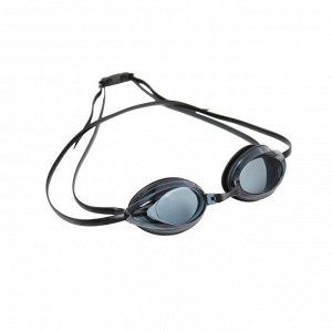 Очки для плавания Bradex, серия «Спорт», черные, цвет линзы-серый