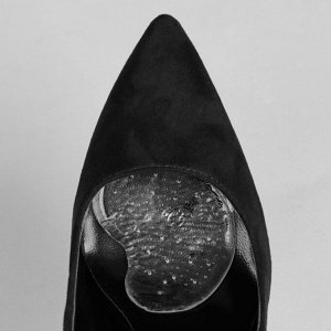 Полустельки для обуви, под пальцы ног, на клеевой основе, силиконовые, пара, цвет прозрачный