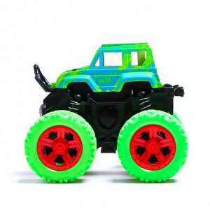 Джип инерционный Monster truck, цвет зелёный