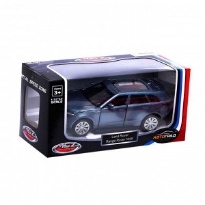 Автоград Машина металлическая LAND ROVER RANGE ROVER VELAR, 1:42, инерция, цвет серый