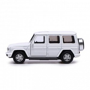 Машина металлическая MERCEDES-BENZ G350D, 1:42, инерция, открываются двери, цвет серый