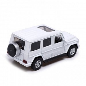 Машина металлическая MERCEDES-BENZ G350D, 1:42, инерция, открываются двери, цвет серый