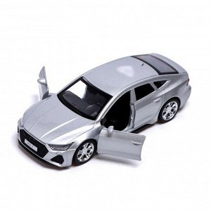 Машина металлическая AUDI RS7, 1:43, инерция, открываются двери, цвет красный