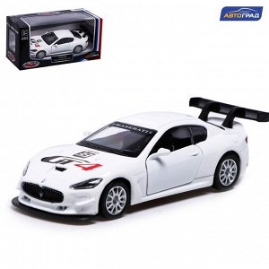 Машина металлическая MASERATI GRAN TURISMO MC GT4, 1:43, инерция, цвет синий