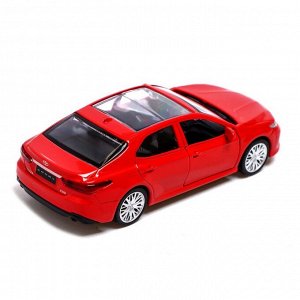 Машина металлическая TOYOTA CAMRY, 1:43, инерция, открываются двери, цвет красный