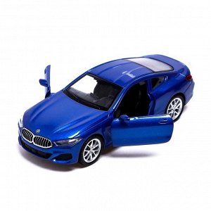 Машина металлическая BMW M850i, 1:44, инерция, открываются двери, цвет красный