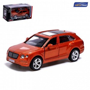 Машина металлическая BENTLEY BENTAYGA, 1:45, инерция, открываются двери, цвет коричневый