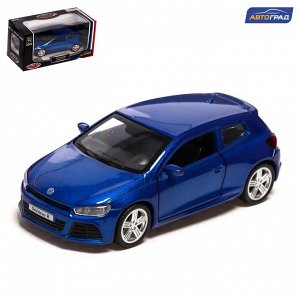 Машина металлическая VOLKSWAGEN SCIROCCO R1, 1:38, инерция, открываются двери, цвет красный