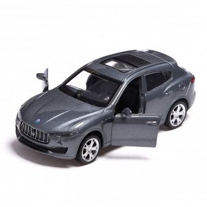 Машина металлическая MASERATI LEVANTE, 1:43, инерция, открываются двери, цвет бежевый