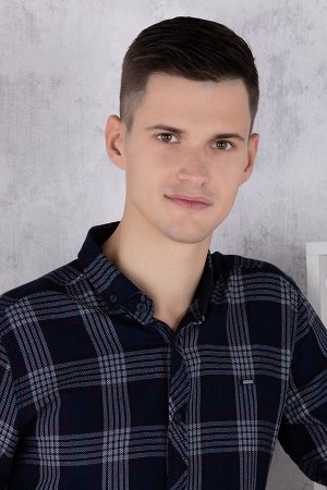 Рубашка с длинным рукавом мужская