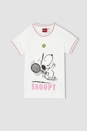 Футболка с короткими рукавами стандартного кроя Girl Snoopy