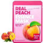 Тканевая маска для лица FarmStay Real Peach Essence Mask, 23 мл