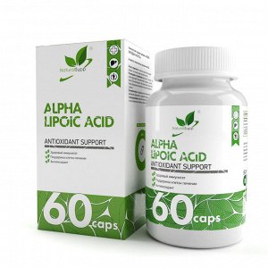 Альфа липоевая кислота / Alpha lipoic acid / 100 мг, 60 капс