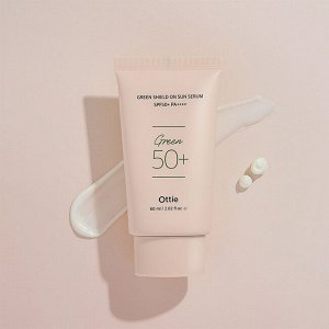 Ottie Солнцезащитный серум для чувствительной кожи Green Shield On Sun Serum SPF50+PA++++