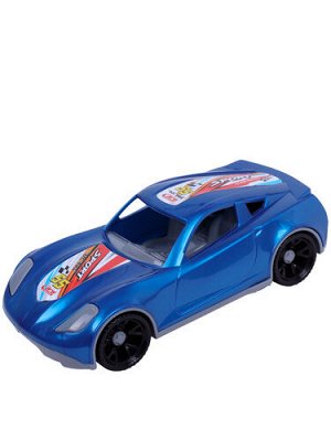 Машинка Turbo "V" 18,5 см  цв.синий металлик