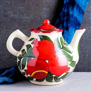 Чайник Риштанская Керамика "Гранаты", 1600 мл