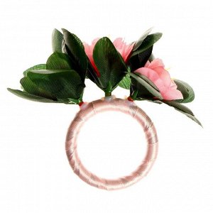 Кольцо для салфеток «Розалия», цвет розовый