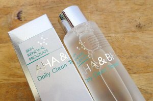 Отшелушивающий тонер-пилинг Mizon AHA & BHA Daily Clean Toner, 150 мл